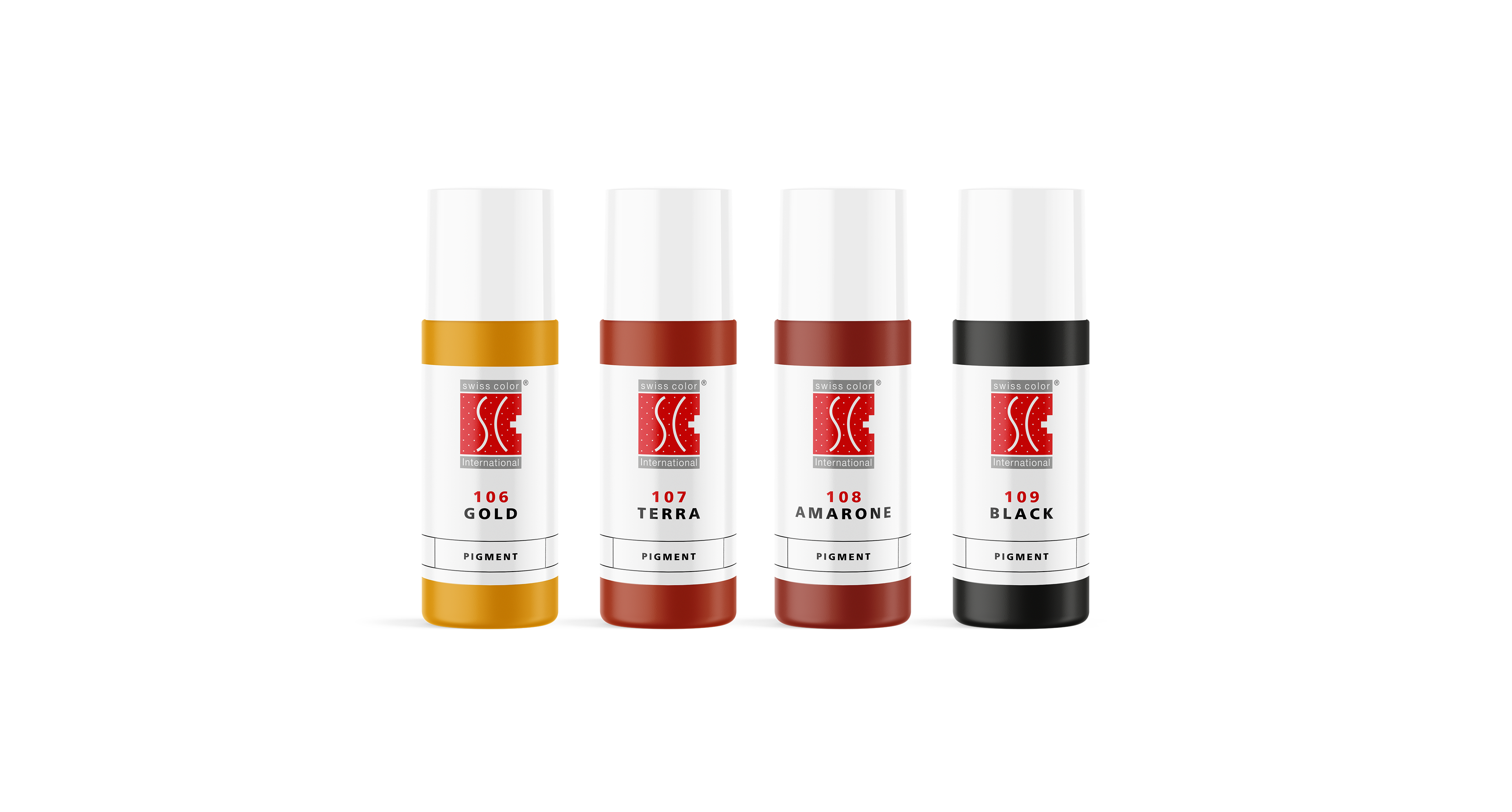 Swiss Color - Base Inorganic Set 4 x 5ml