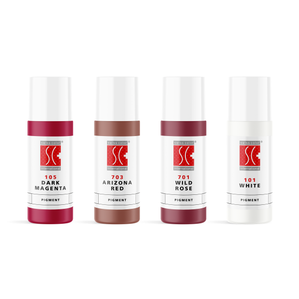 Schweizer Farbe - 3D Lippen Set 4 x 5ml