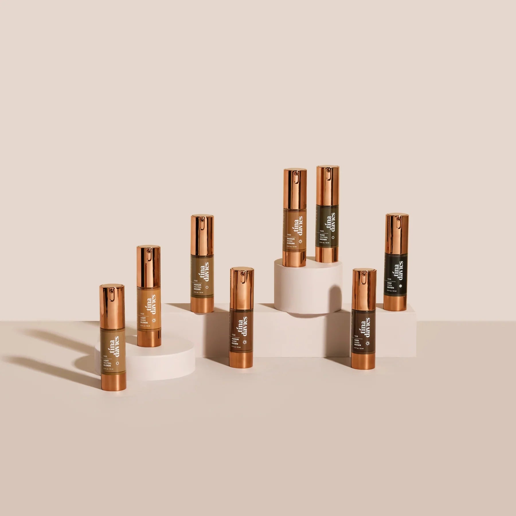 Tina Davies - FADE Augenbrauenpigment Kollektion - 8x15ml