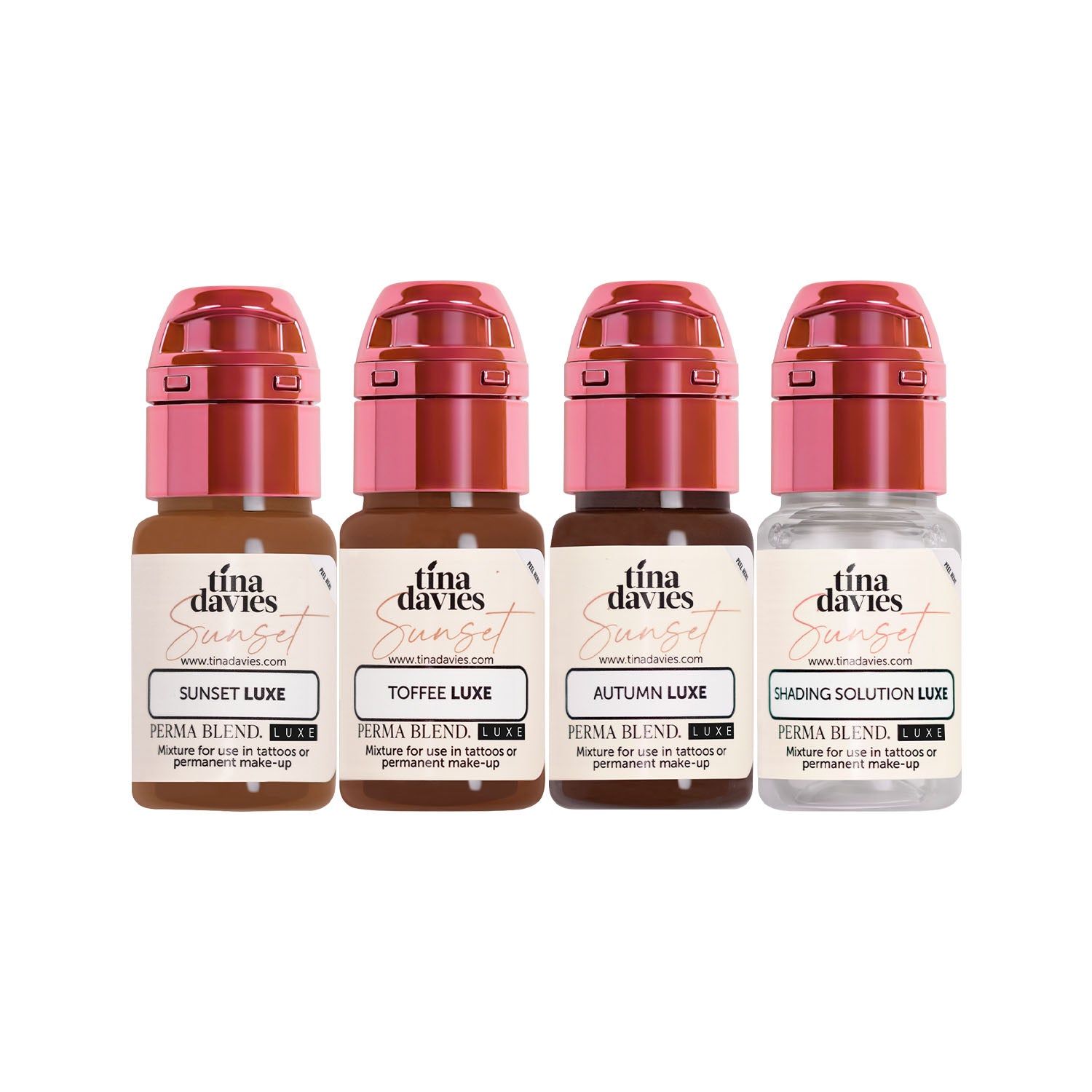 Perma Blend Luxe - Tina Davies Sonnenuntergang Brauen Kollektion 4 x 15ml