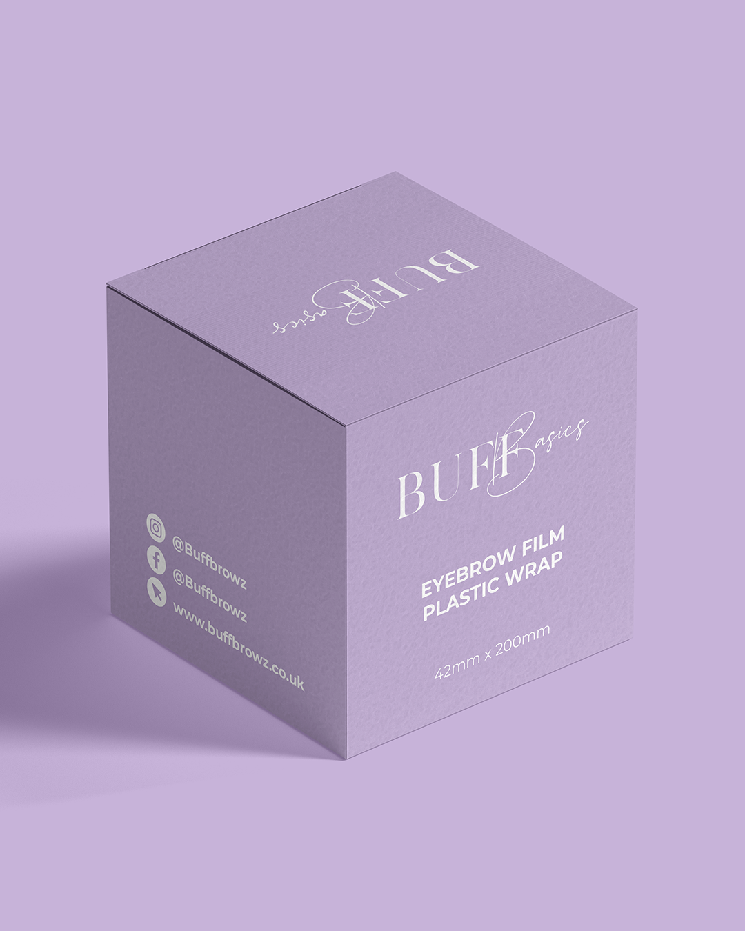 Buff Basics - Sujetador y cortador de plástico para cejas