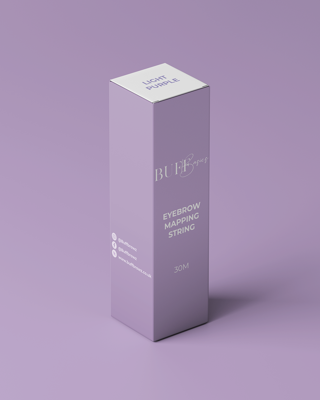 Buff Basics - Cordel Mapeado Morado Claro - 30 Metros
