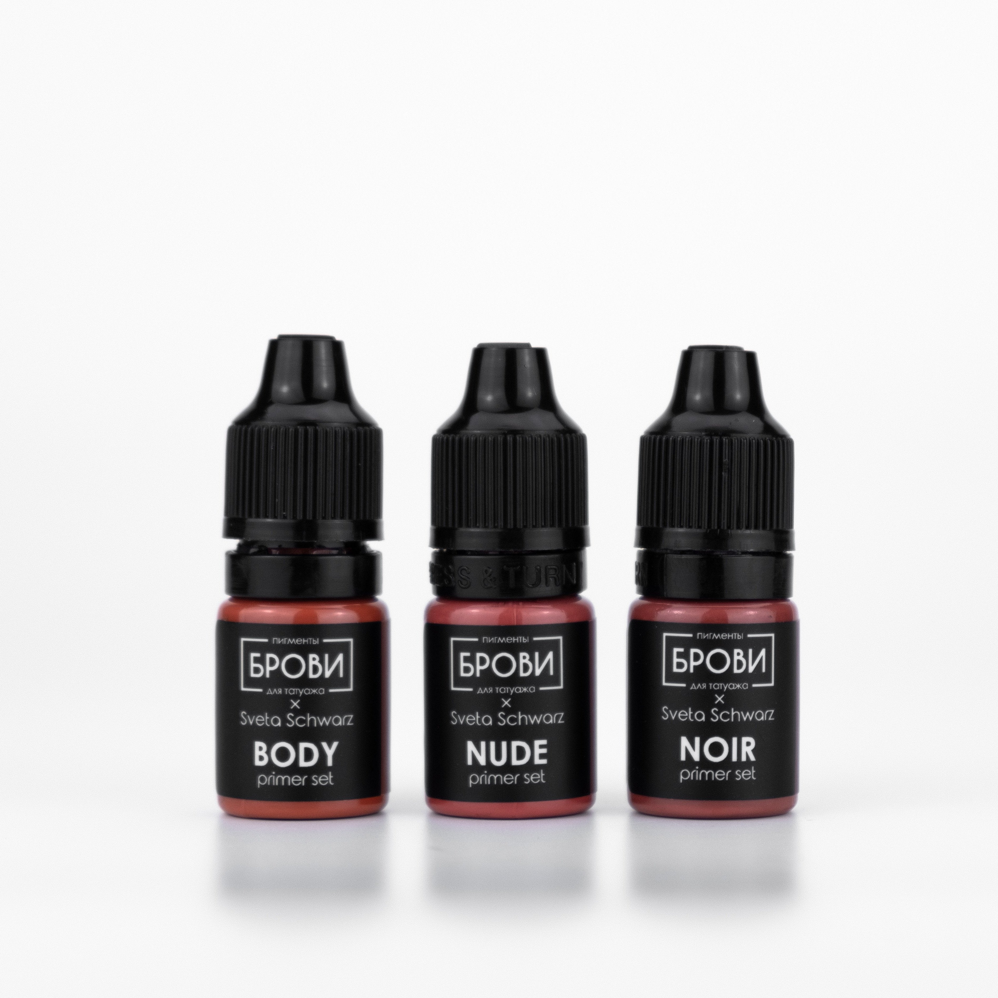 Brovi Lips - Set di primer Sveta Schwarz 3x5ml