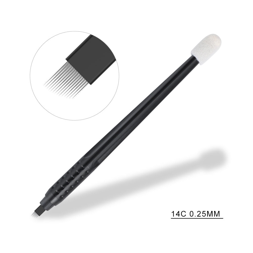 Kompletne sterylne narzędzie ręczne z ostrzem 14C-0,25 mm