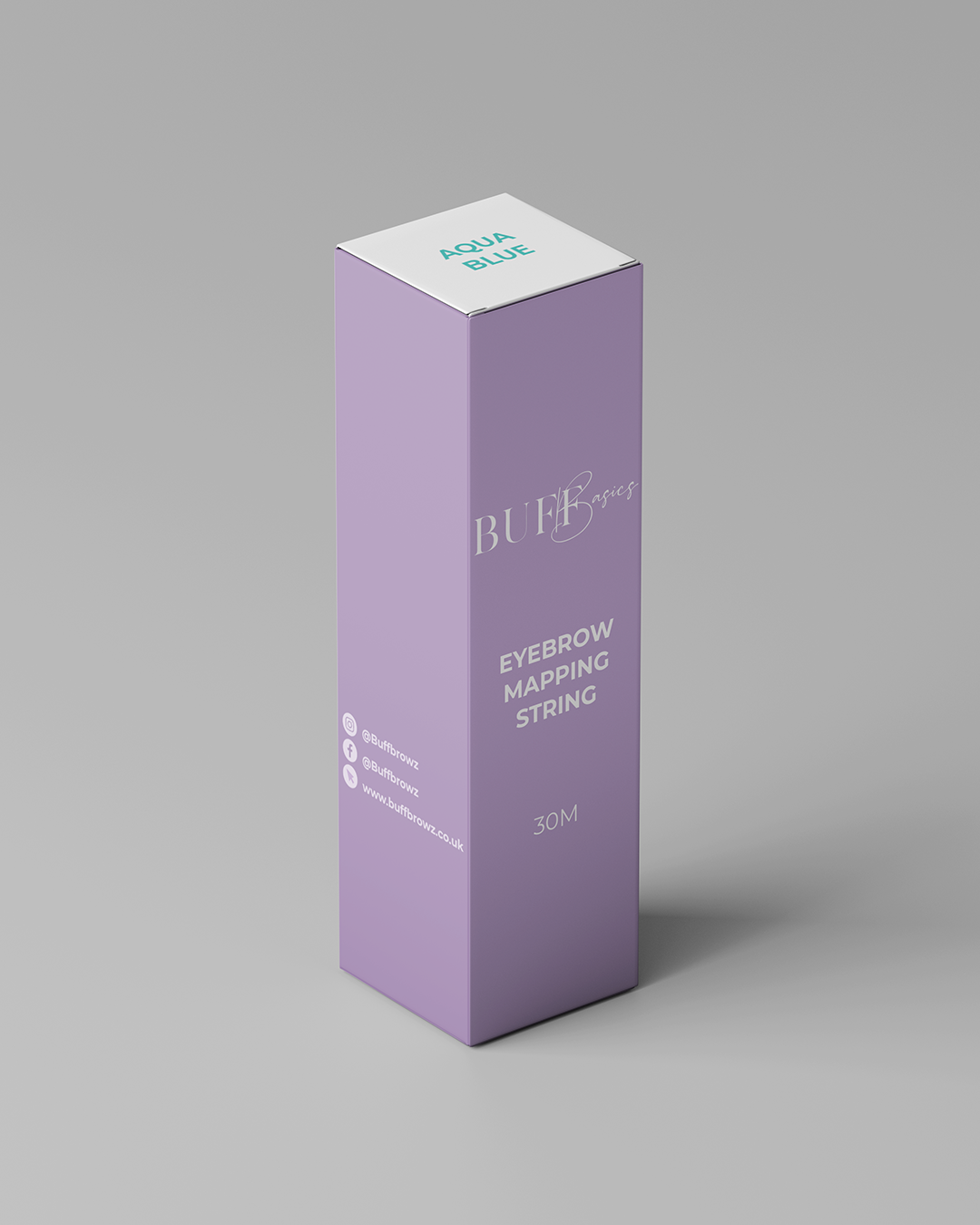 Buff Basics - Aqua Blue Mapping String - 30 metrów