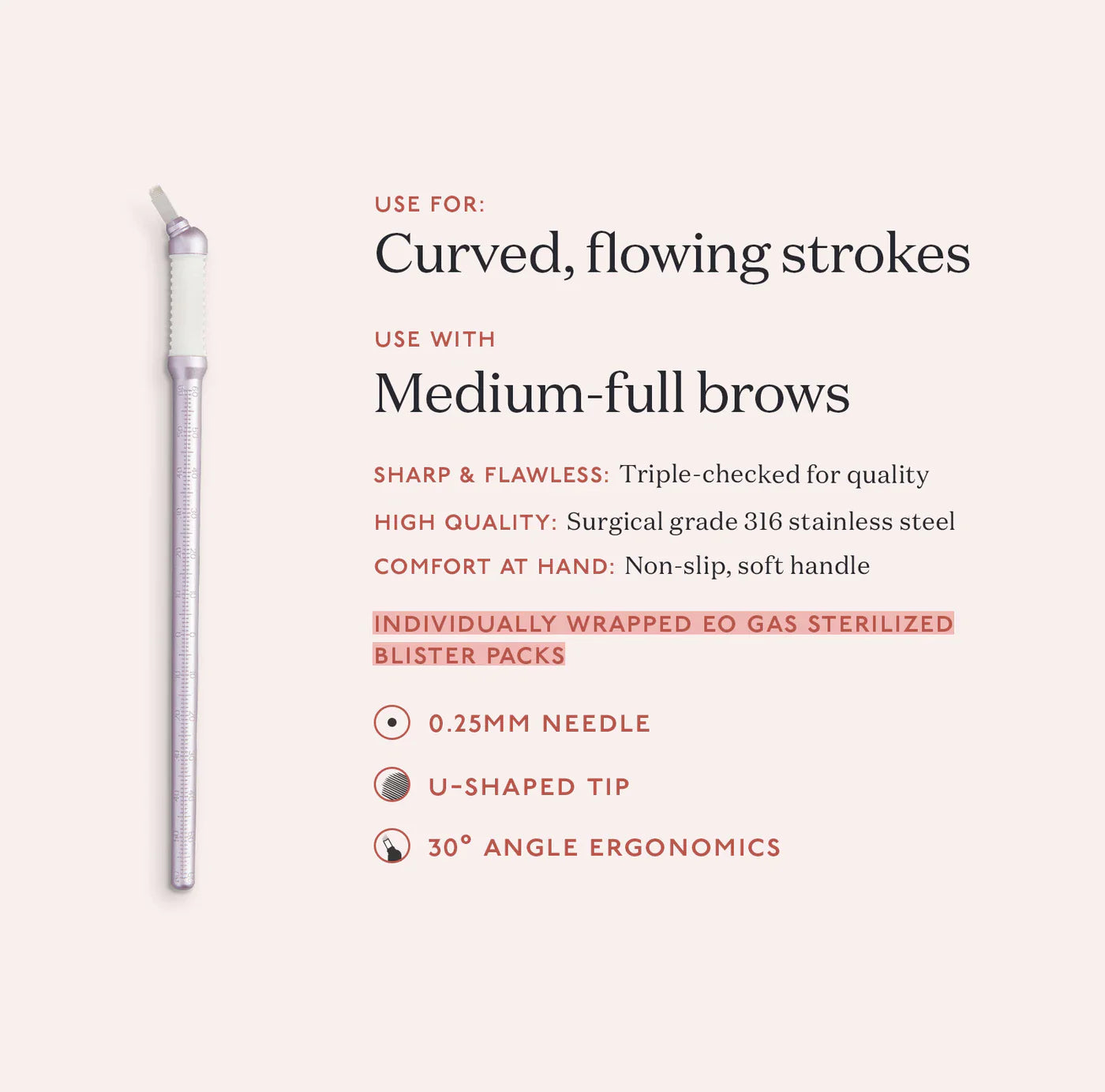 Tina Davies Microblading -14 U Needle Microblade - Box of 10
