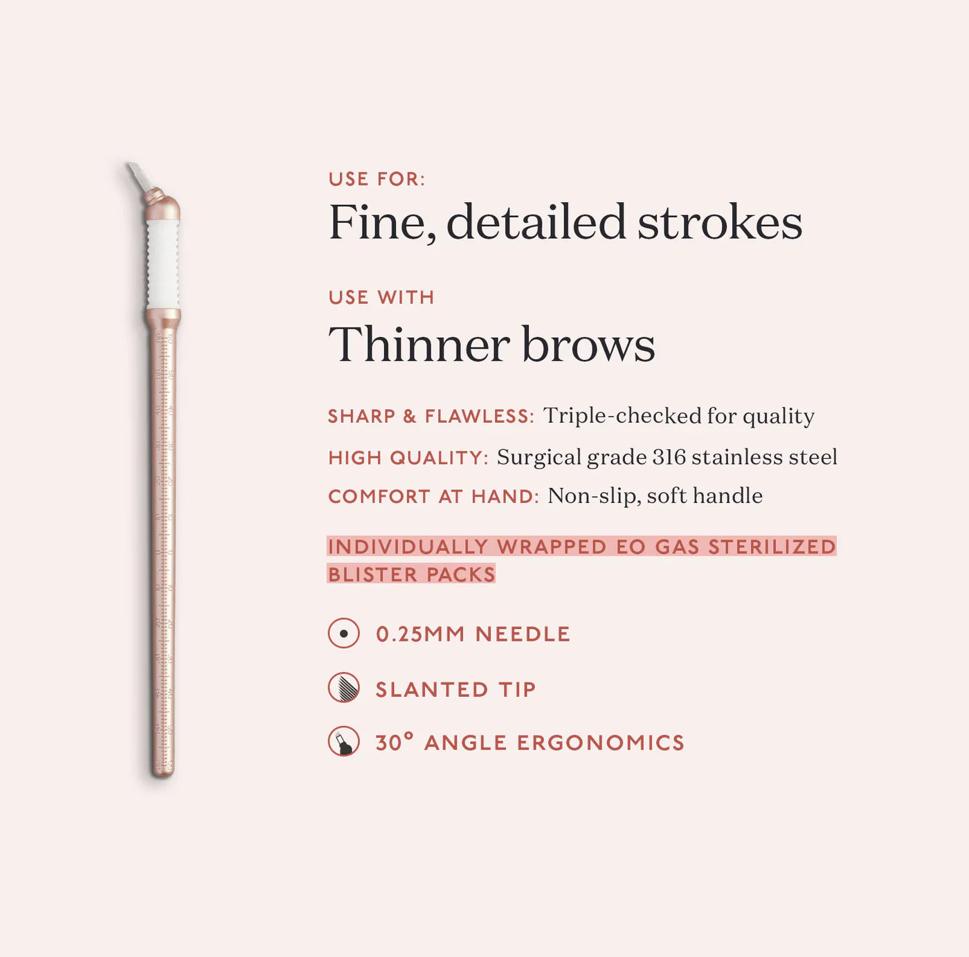 Tina Davies Microblading - 9 Classic Microblade - Schachtel mit 10 Stück